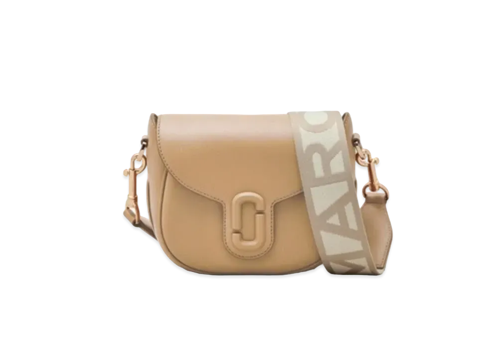 Marc Jacobs The Leather Covered J Marc Saddle Bag Small "Camel"