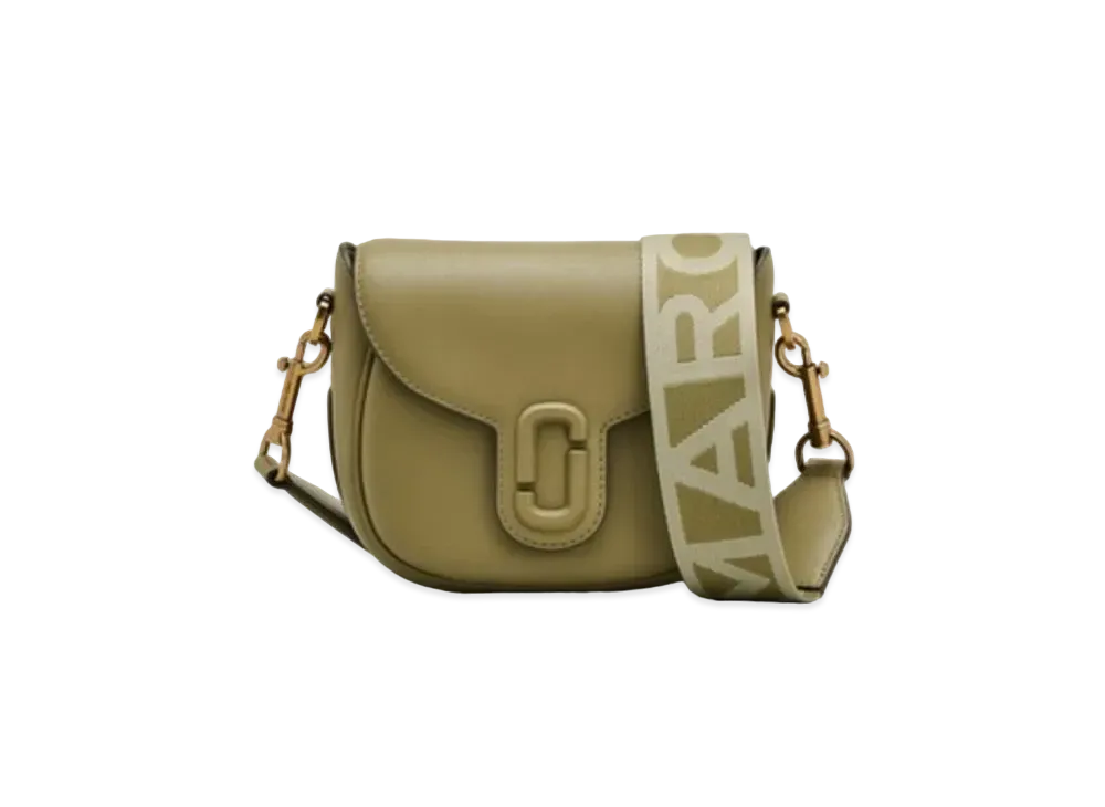 Marc Jacobs The Leather Covered J Marc Saddle Bag Small "Light Moss"