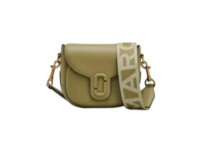 Marc Jacobs The Leather Covered J Marc Saddle Bag Small "Light Moss"