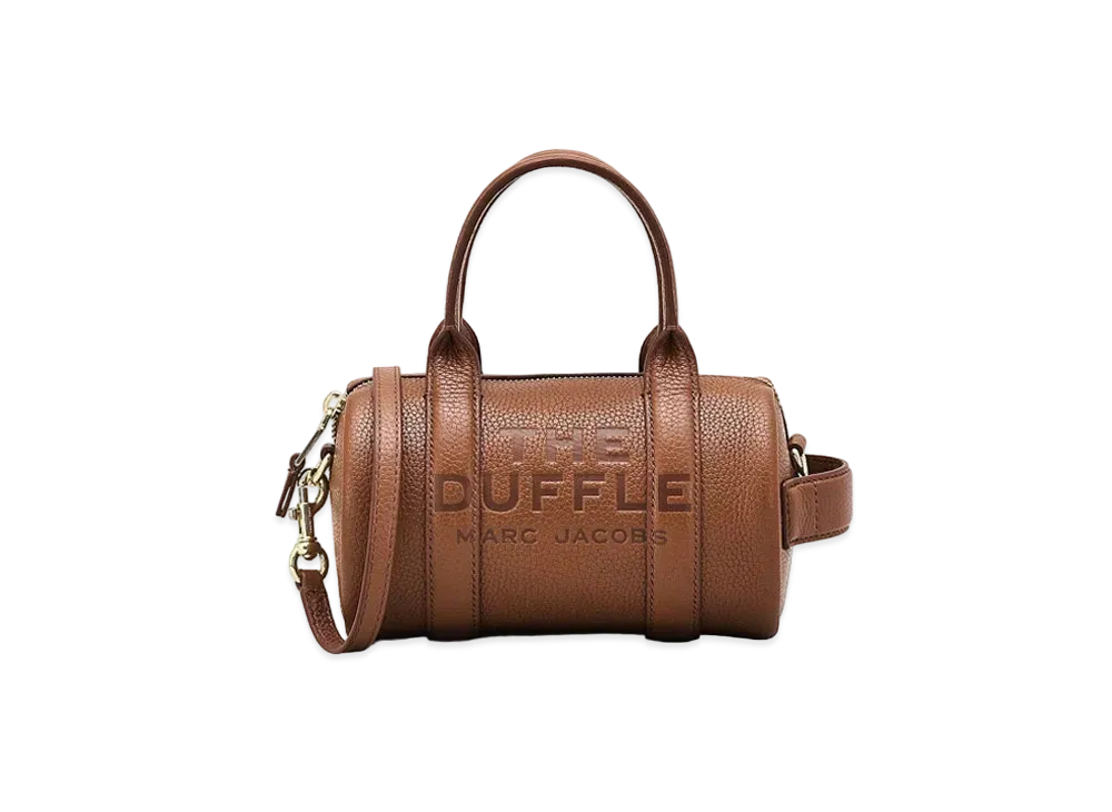 Marc Jacobs The Leather Duffle Bag Mini "Argan Oil"
