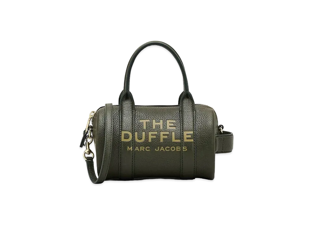 Marc Jacobs The Leather Duffle Bag Mini "Forest"