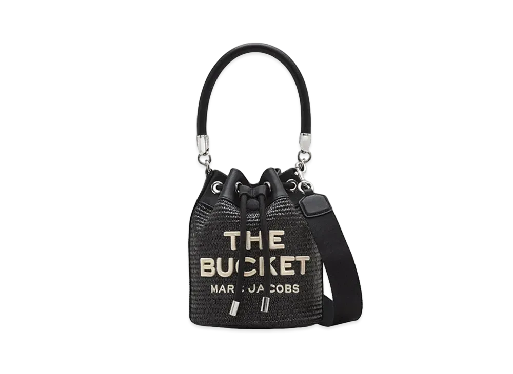 Marc Jacobs The Woven Bucket Bag "Black"