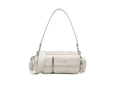 Marc Jacobs The Leather Cargo Bag "Cotton/Silver"