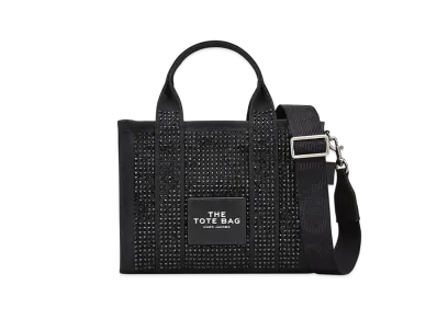 Marc Jacobs The Crystal Canvas Tote Bag Small "Black Crystal"