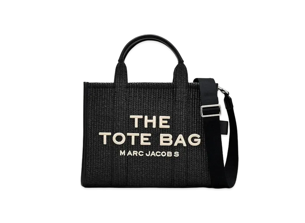 Marc Jacobs The Woven Tote Bag Medium "Black"