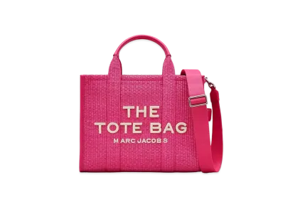 Marc Jacobs The Woven Tote Bag Medium "Hot Pink"