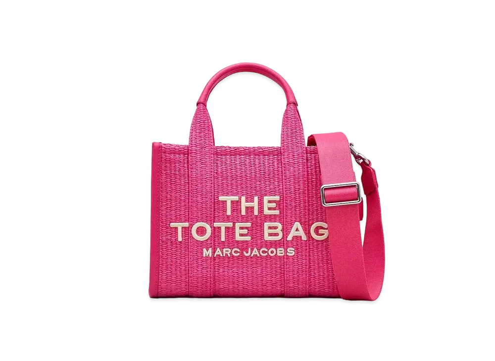 Marc Jacobs The Woven Tote Bag Small "Hot Pink"