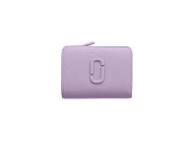 Marc Jacobs The Leather Covered J Marc Compact Wallet Mini "Lilac"