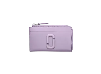 Marc Jacobs The Leather Covered J Marc Top Zip Multi Wallet "Lilac"
