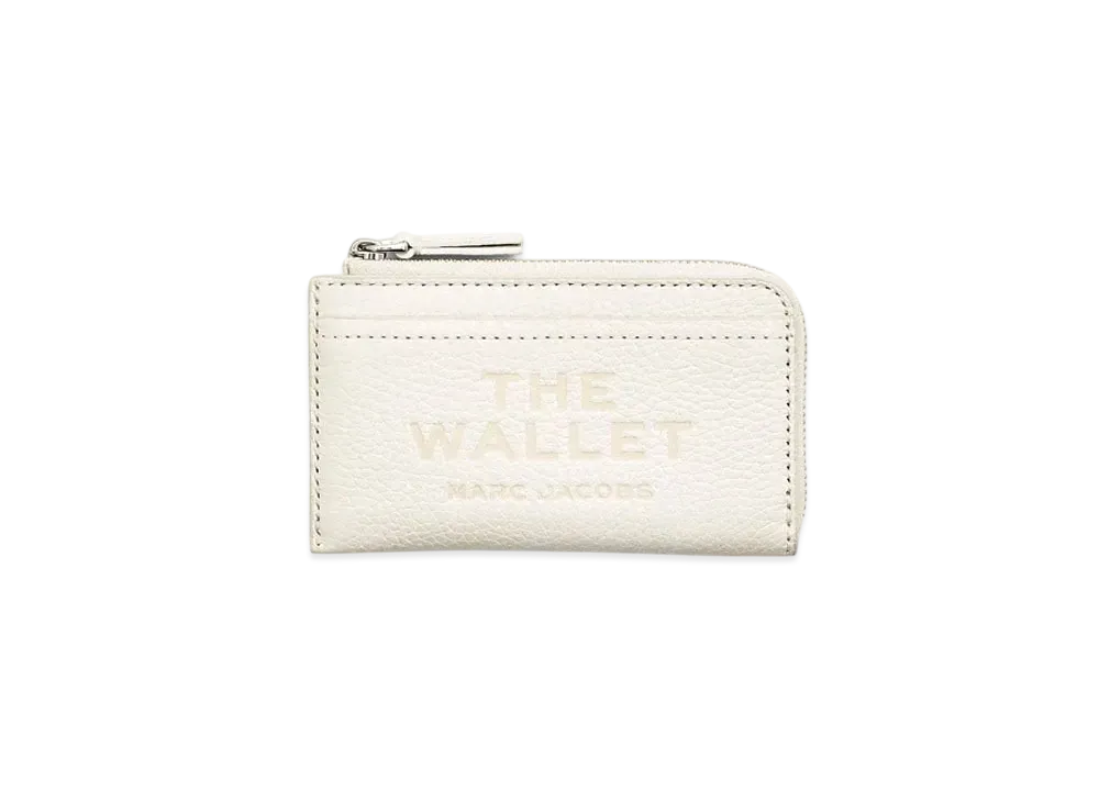 Marc Jacobs The Leather Top Zip Multi Wallet "Cotton"