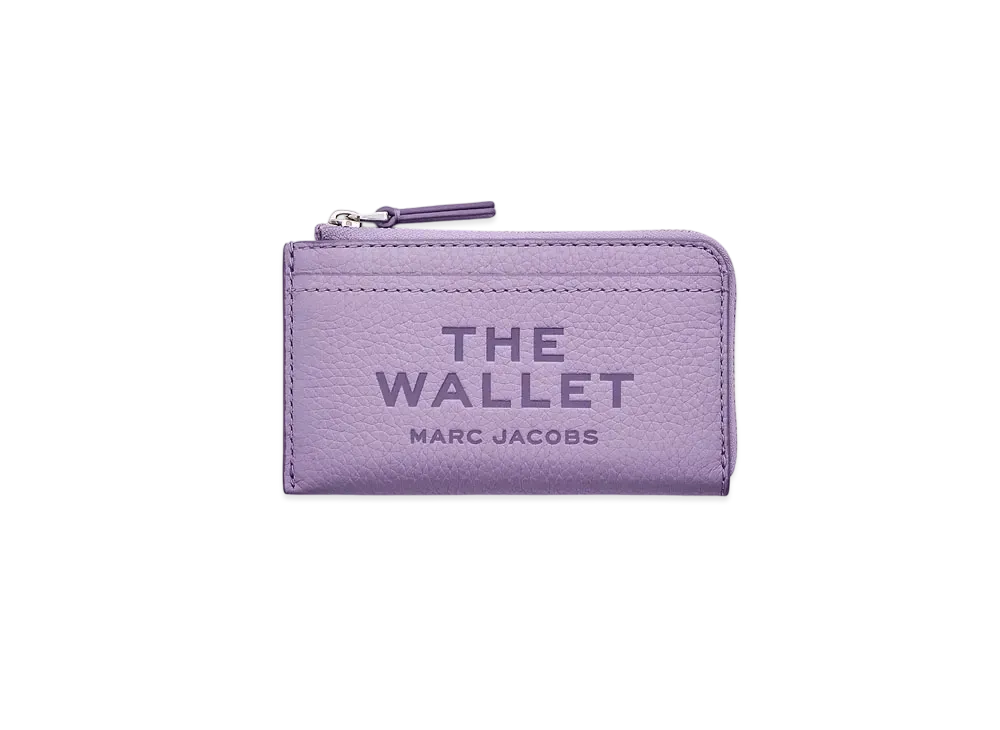 Marc Jacobs The Leather Top Zip Multi Wallet "Lilac"