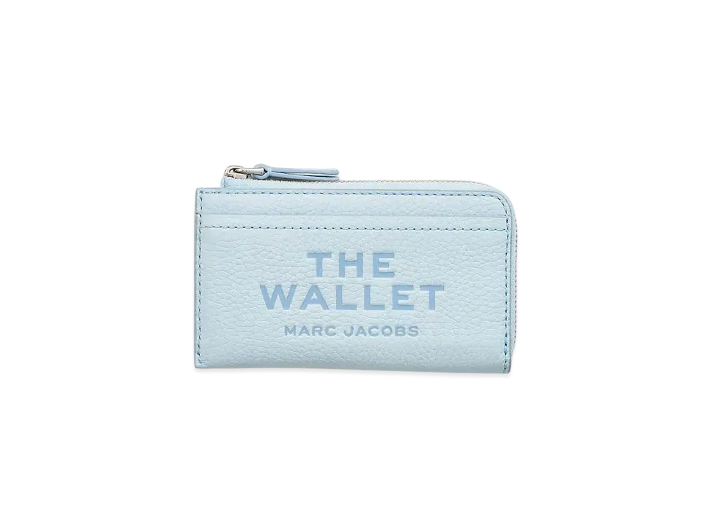 Marc Jacobs The Leather Top Zip Multi Wallet "Cloud Blue"