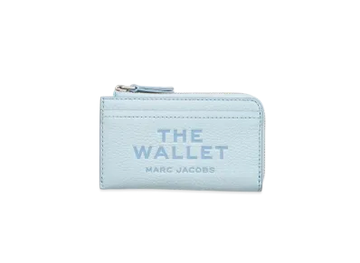 Marc Jacobs The Leather Top Zip Multi Wallet "Cloud Blue"