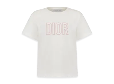 Dior Kids T-Shirt Cotton Jersey "White"
