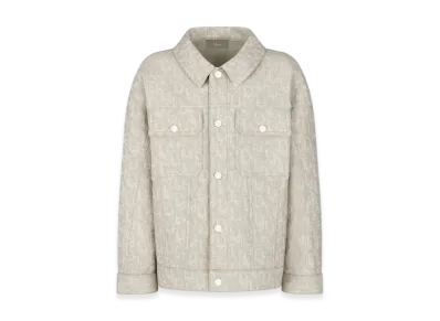 Dior Kids Cotton Jacquard Jacket "Ivory"