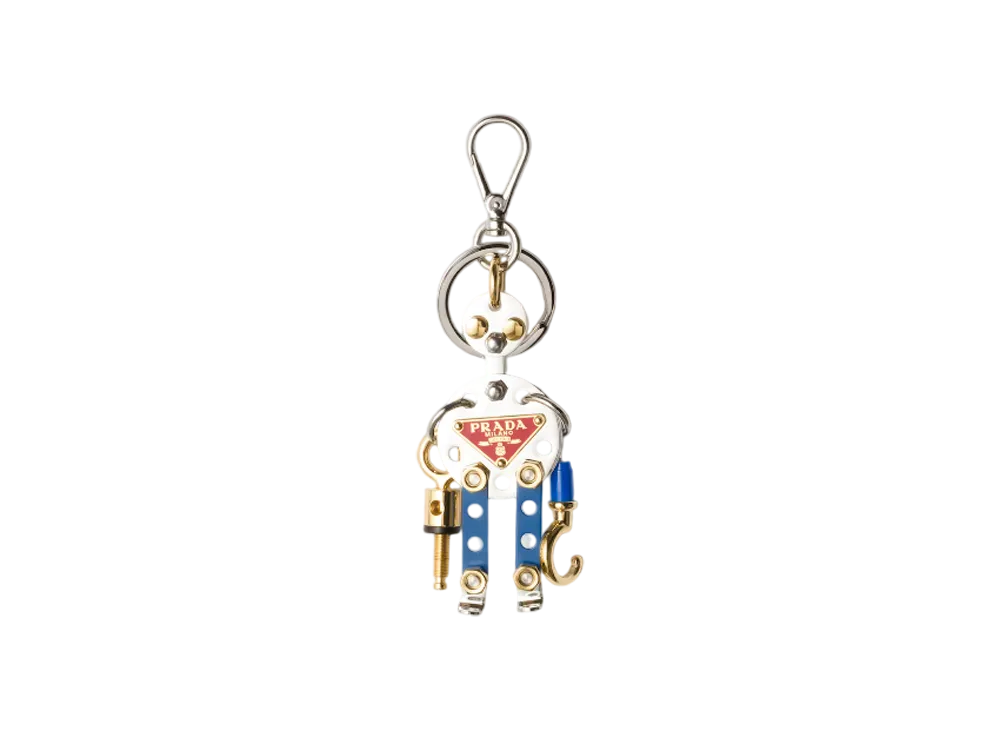 PRADA Robot Metal Bag Charm "Multicolor"