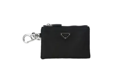 PRADA Triangle Logo Nylon Mini Pouch "Black"
