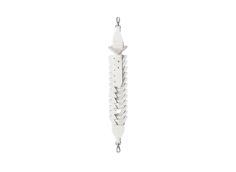 PRADA Leather Shoulder Strap "White"