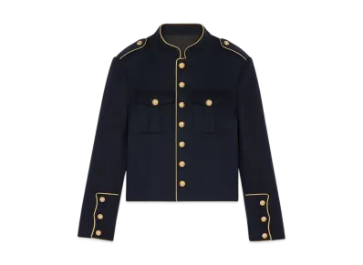 CELINE Men's Spencer in Wool Cloth "Navy"