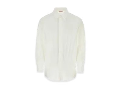 Valentino Tech Nylon Oversize Shirt "White"