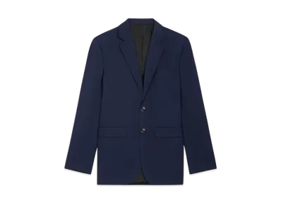 CELINE Men's Classic Jacket in Wool Gabardine "Ink"