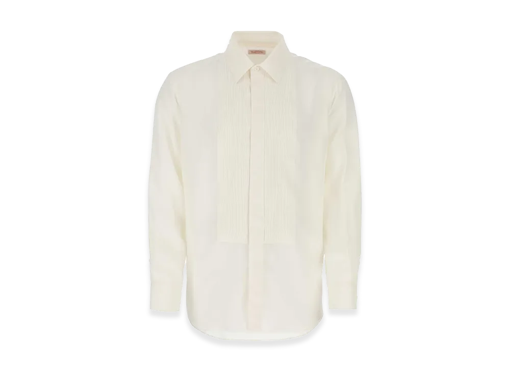 Valentino Silk Shirt "Ivory/White"