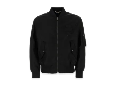 Valentino Nylon Bomber Jacket "Black"