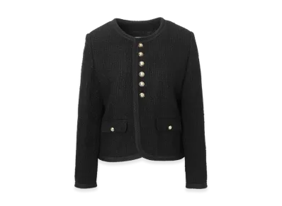 CELINE Tweed Jacket "Black"