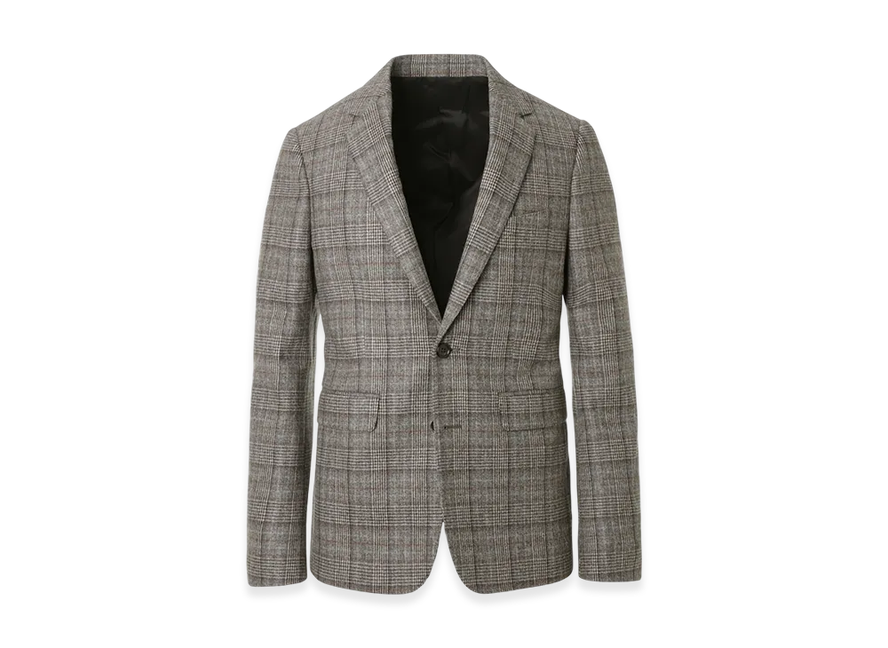 CELINE Two-button Single-breasted Jacket "Ivoire/Gris/Tofee"