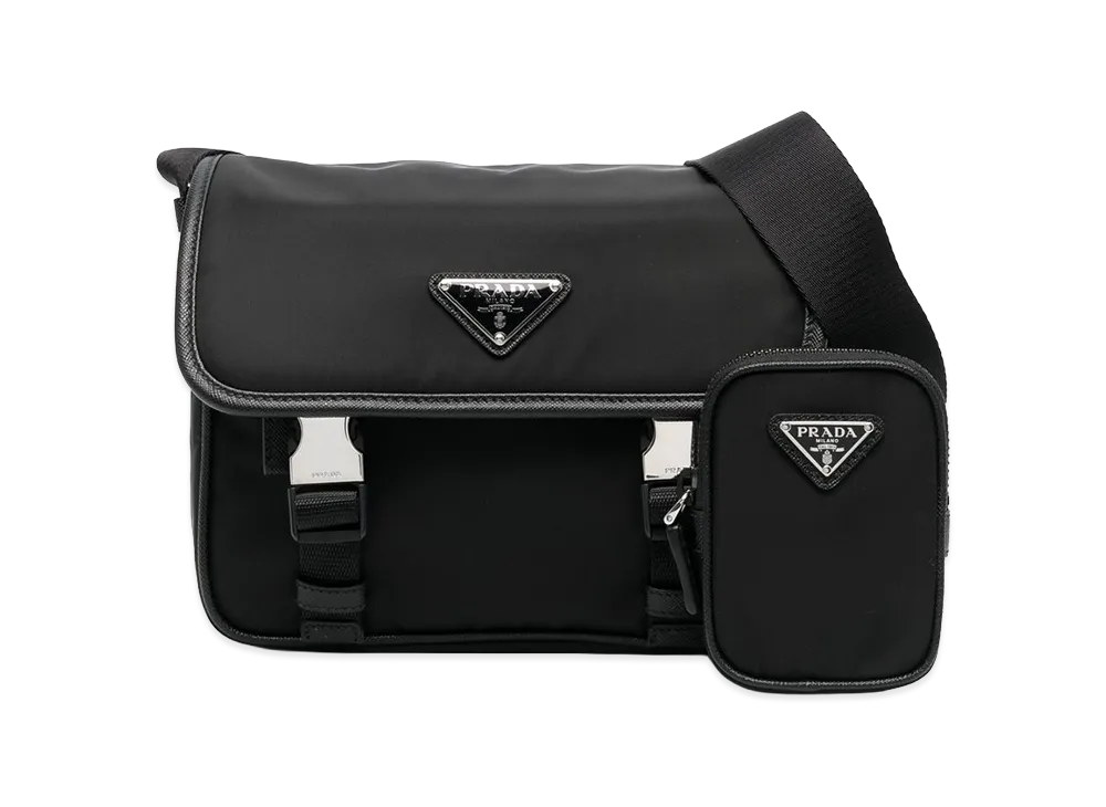 PRADA 'Messenger' Crossbody Bag "Black"