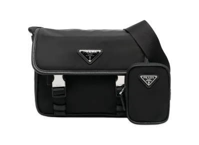 PRADA 'Messenger' Crossbody Bag "Black"