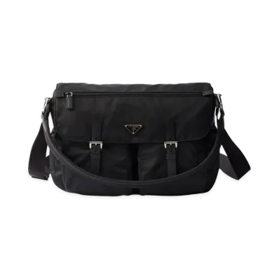 PRADA Borsa Tracolla In Re-Nylon "Black"