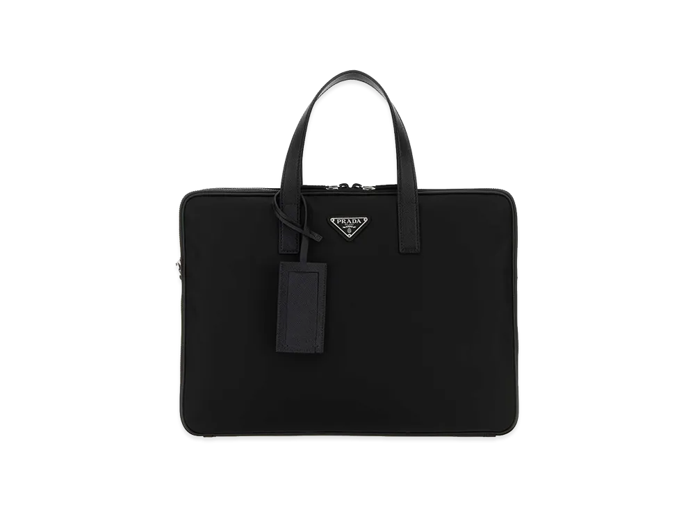 PRADA Nylon Brief Case "Black"