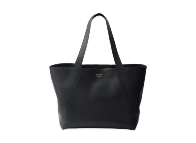 PRADA Leather Tote Bag "Black"