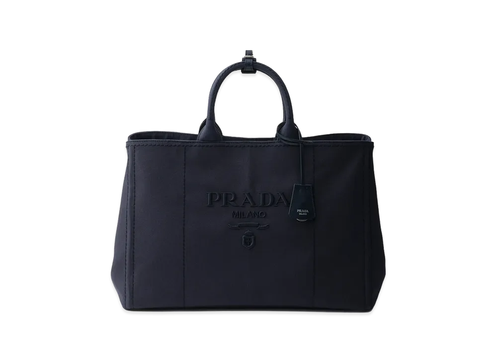 PRADA Canvas Shopping Bag "Blue"
