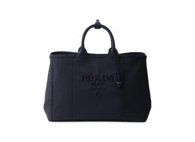 PRADA Canvas Shopping Bag "Blue"