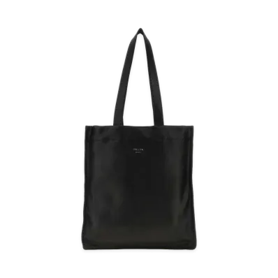 PRADA Nappa Leather Shopping Bag "Black"