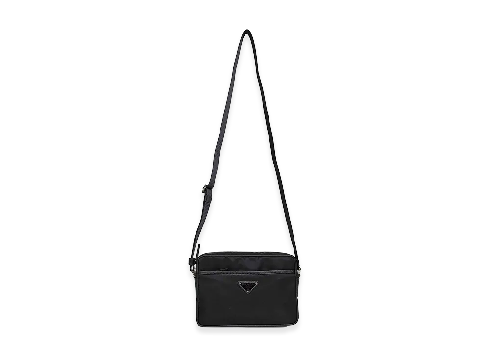 PRADA Viaggio Sholder Bag "Black"