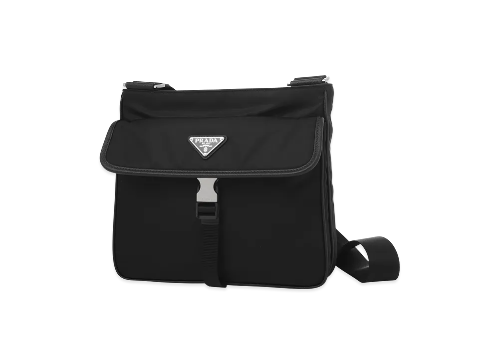 PRADA Re-Nylon x Saffianoleather "Nero"