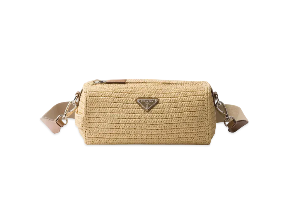 PRADA Crochet Shoulder Bag "Natural"