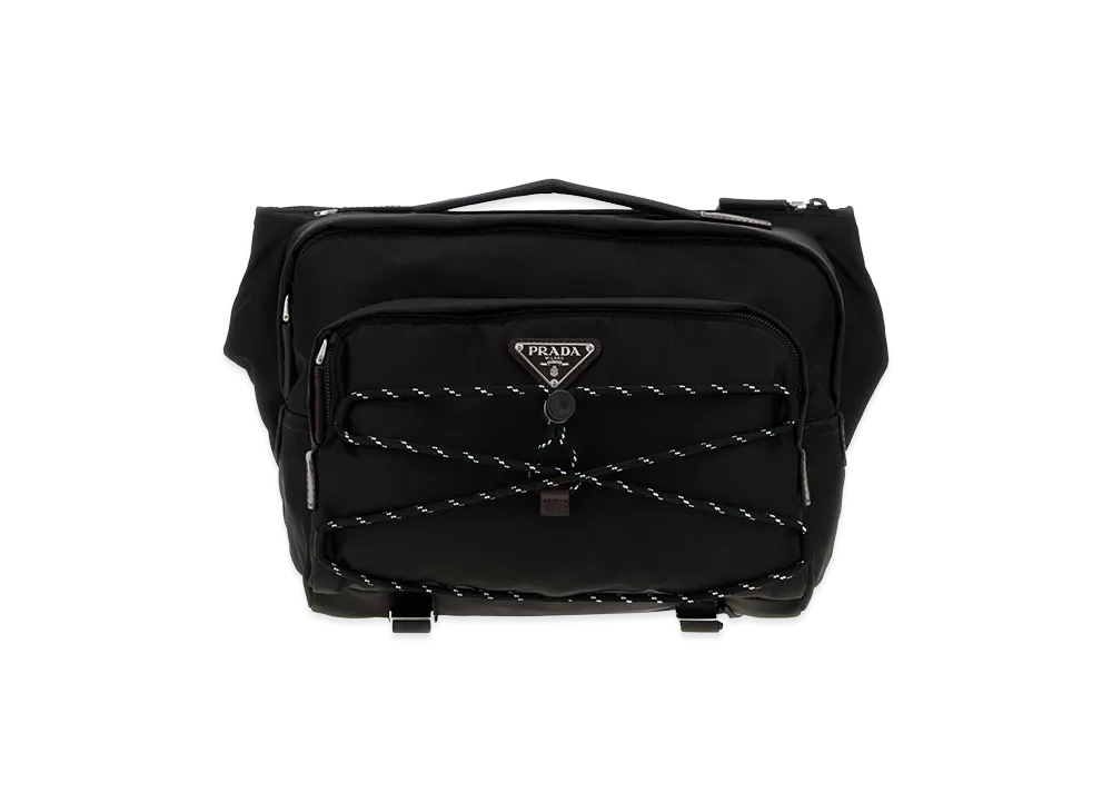 PRADA Re-Nylon Prada Speedrock Belt Bag "Black"