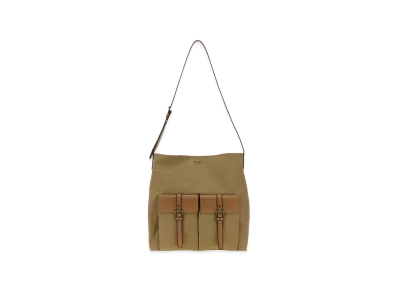 PRADA Canvas Route Shopping Bag "Camel"