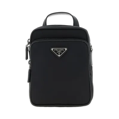 PRADA Re-Nylon Crossbody Bag "Black"