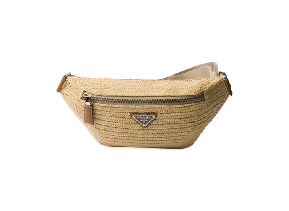 PRADA Crochet Belt Bag "Natural"