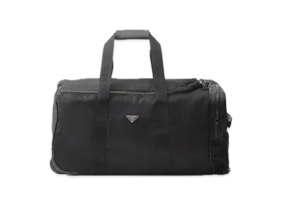 PRADA Re-Nylon x Saffiano Leather Trolley "Black"