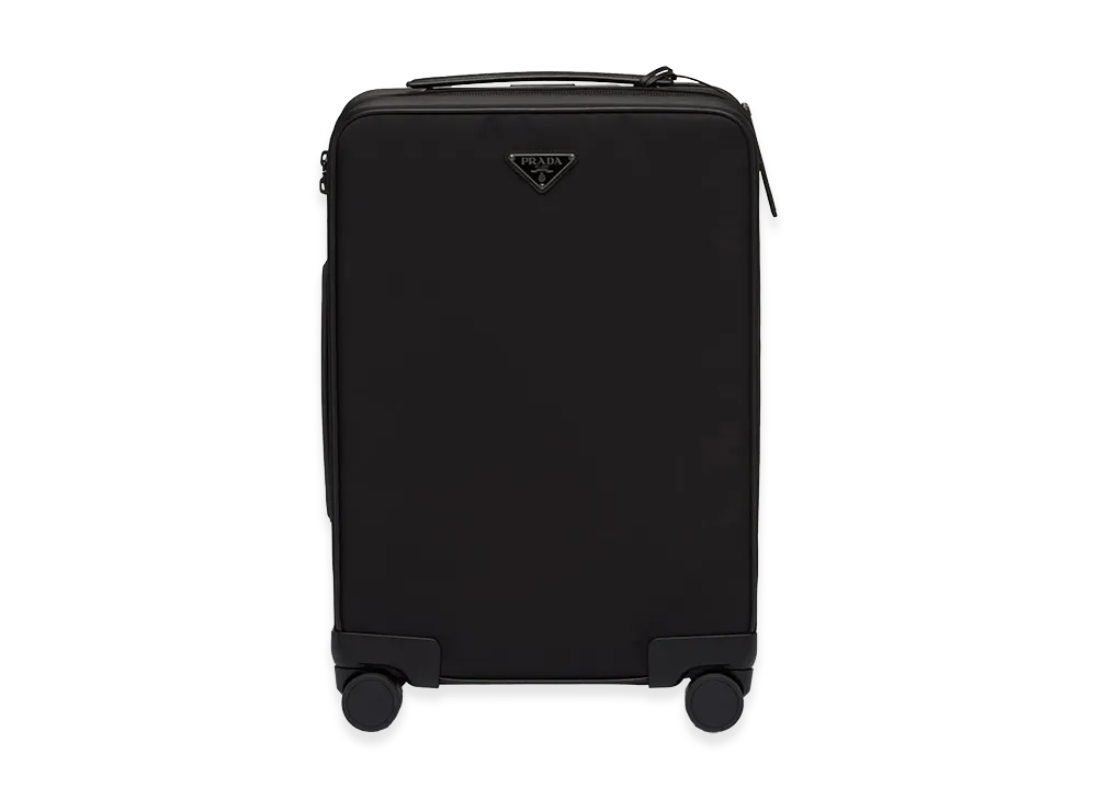 PRADA Triangle Logo Trolley "Black"