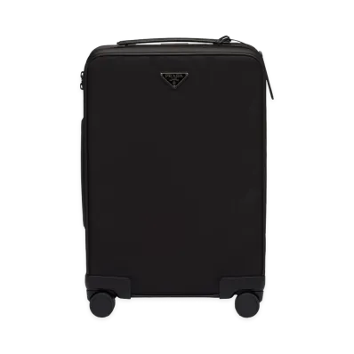 PRADA Triangle Logo Trolley "Black"