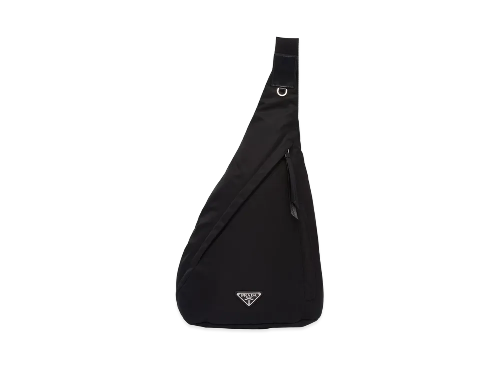 PRADA Re-Nylon and Leather Backpack "Black"