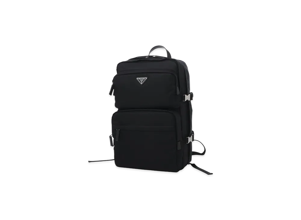 PRADA Re-Nylon x Saffianoleather "Nero"