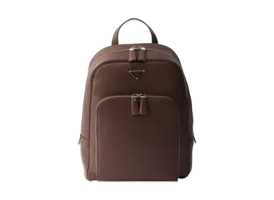 PRADA Leather Backpack "Brown"